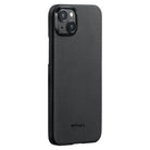 Pitaka iPhone 15 Plus Karbon Kılıf MagSafe Uyumlu Aramid Fiber - Edge 600D Black Gray