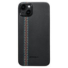 Pitaka iPhone 15 Plus Karbon Kılıf MagSafe Uyumlu Aramid Fiber - Edge Rhapsody