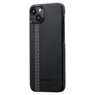 Pitaka iPhone 15 Plus Karbon Kılıf MagSafe Uyumlu Aramid Fiber - Edge Rhapsody