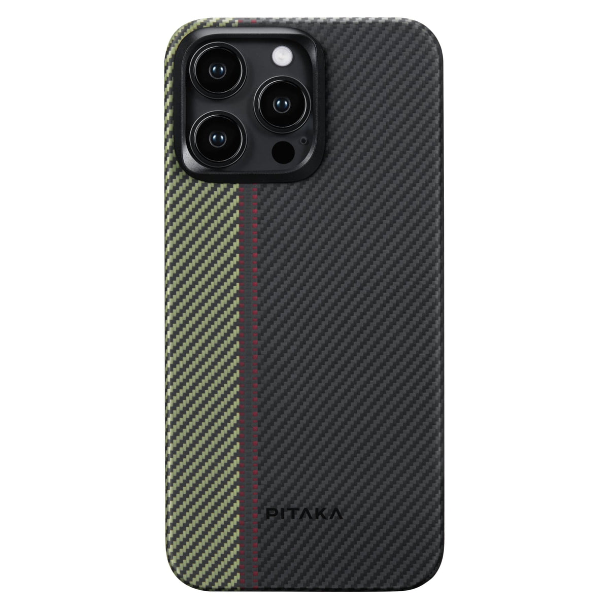 Pitaka iPhone 15 Pro Karbon Kılıf MagSafe Uyumlu Aramid Fiber - Edge Overture
