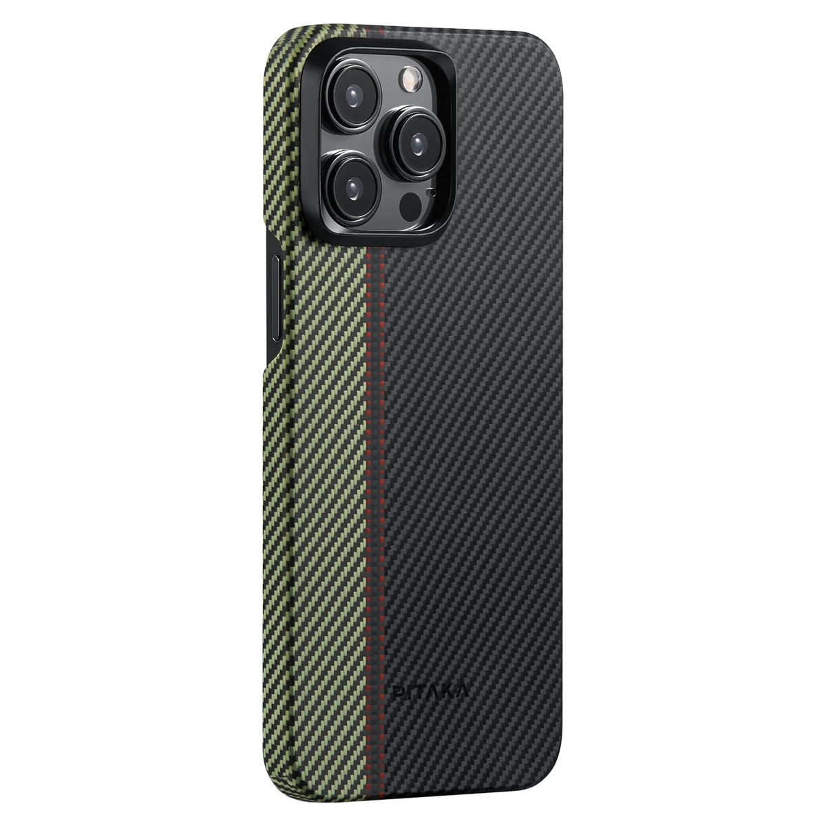 Pitaka iPhone 15 Pro Karbon Kılıf MagSafe Uyumlu Aramid Fiber - Edge Overture