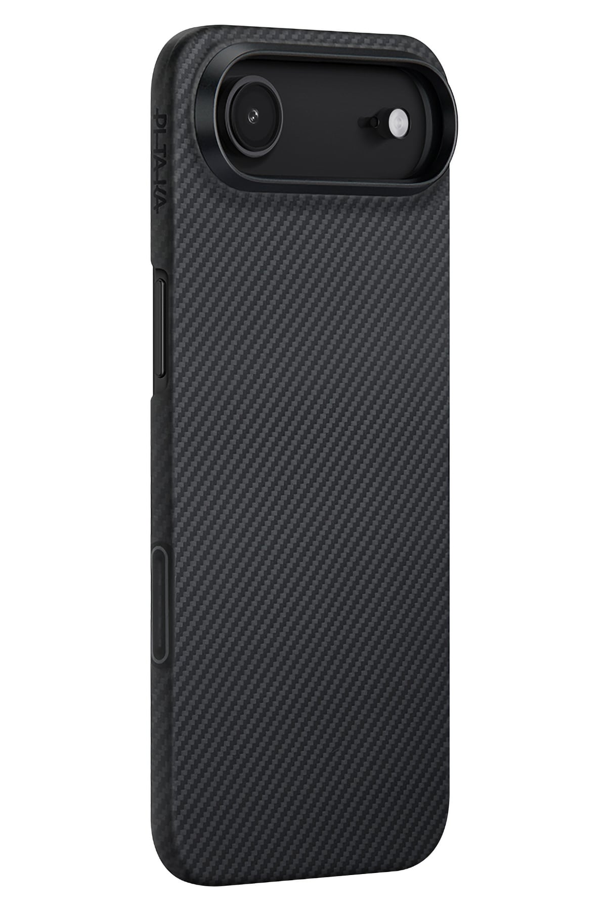 Pitaka Tactile Woven iPhone 17 Air MagSafe Uyumlu 1500D Aramid Fiber Kılıf Black-Gray Twill