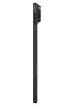 Pitaka Tactile Woven iPhone 17 Air MagSafe Uyumlu 1500D Aramid Fiber Kılıf Black-Gray Twill