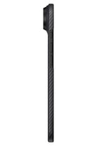 Pitaka Tactile Woven iPhone 17 Air MagSafe Uyumlu 1500D Aramid Fiber Kılıf Black-Gray Twill