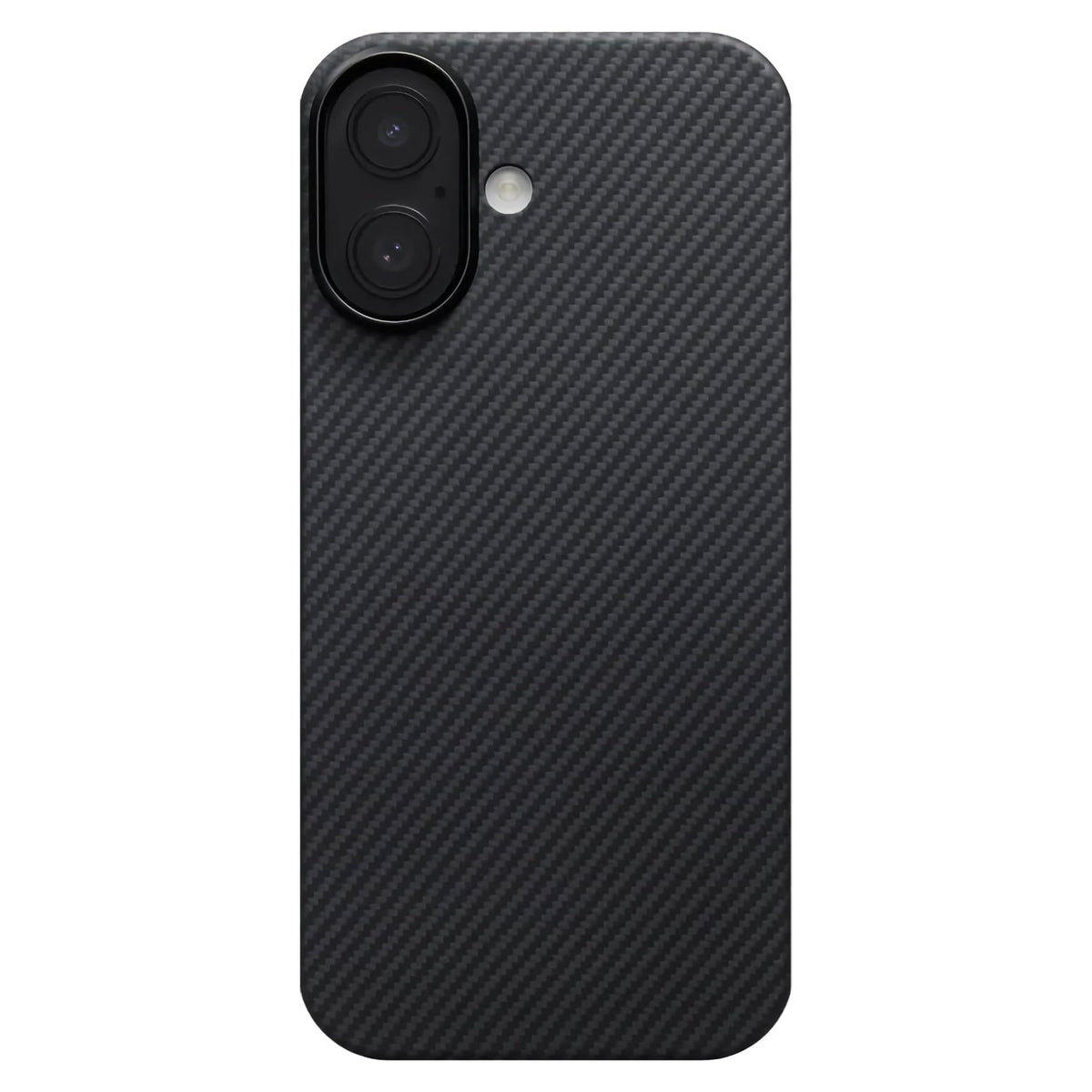 iPhone 17 Karbon Kılıf MagSafe Uyumlu Aramid Fiber - Edge 600D Black Gray