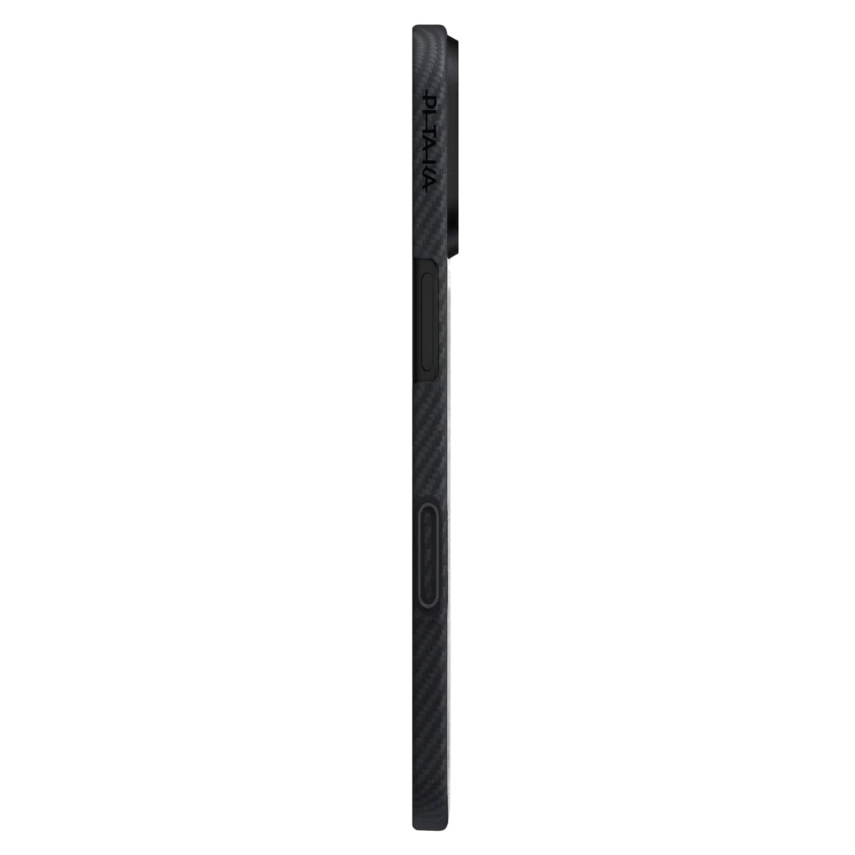 Pitaka iPhone 17 Karbon Kılıf MagSafe Uyumlu Aramid Fiber - Edge 600D Black Gray