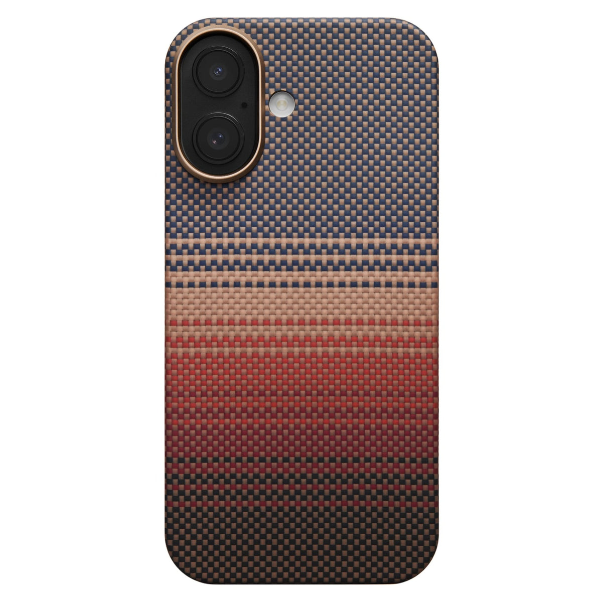 iPhone 17 Karbon Kılıf MagSafe Uyumlu Aramid Fiber - Edge Sunset