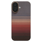 Pitaka iPhone 17 Karbon Kılıf MagSafe Uyumlu Aramid Fiber - Edge Sunset