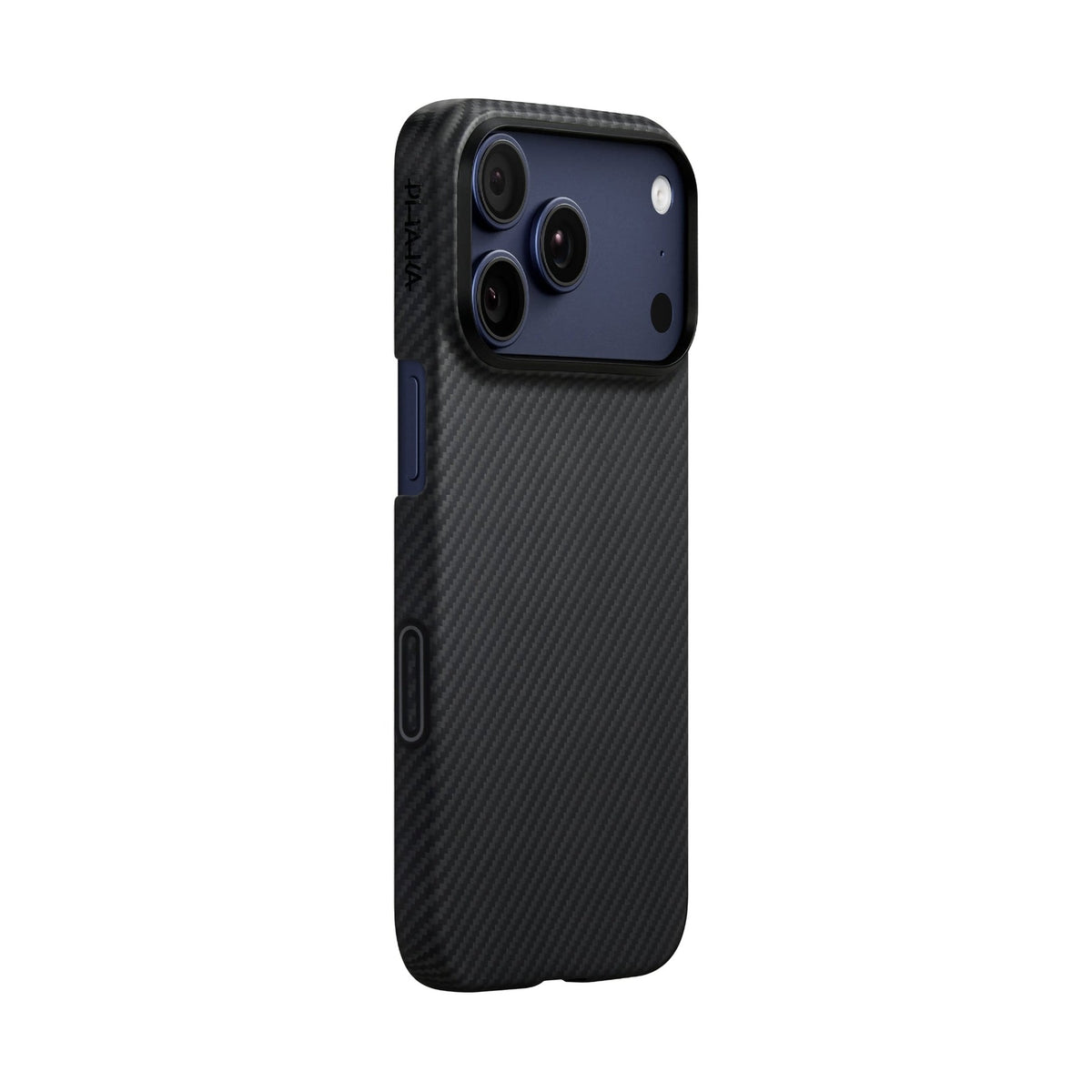 Pitaka iPhone 17 Pro Karbon Kılıf MagSafe Uyumlu Aramid Fiber - Edge 1500D Black Gray