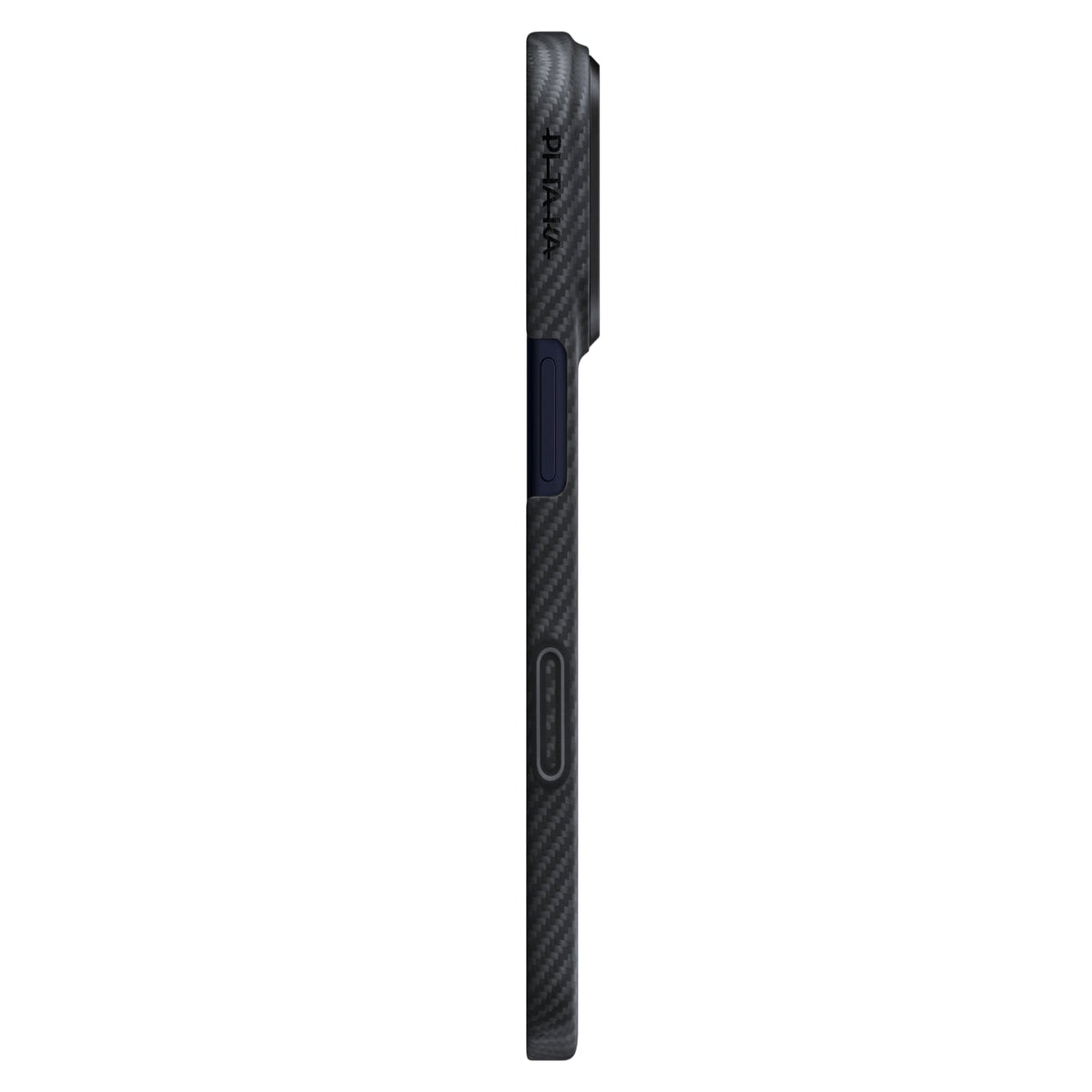 Pitaka iPhone 17 Pro Karbon Kılıf MagSafe Uyumlu Aramid Fiber - Edge 1500D Black Gray