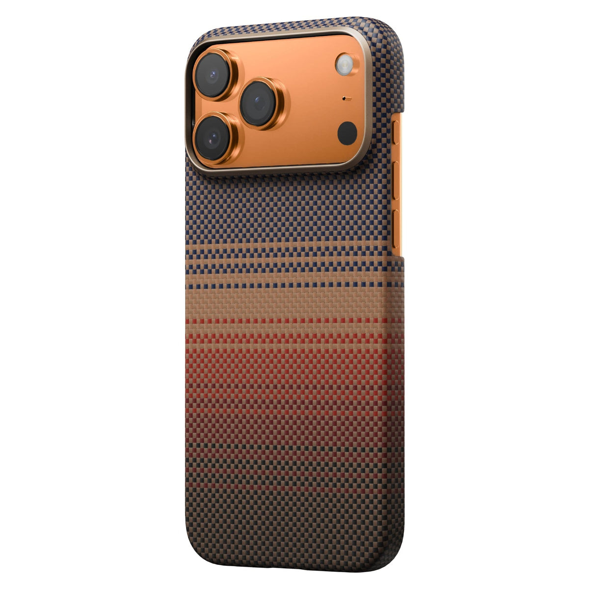 iPhone 17 Pro Karbon Kılıf MagSafe Uyumlu Aramid Fiber - Edge Sunset