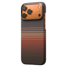 Pitaka iPhone 17 Pro Karbon Kılıf MagSafe Uyumlu Aramid Fiber - Edge Sunset