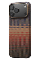 Pitaka Tactile Woven iPhone 17 Pro Max MagSafe Uyumlu Kılıf Sunset