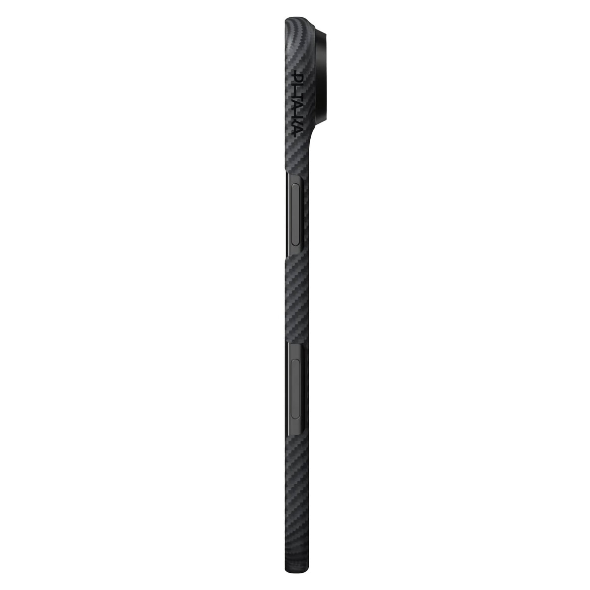 Pitaka iPhone Air Karbon Kılıf MagSafe Uyumlu Aramid Fiber - Edge 1500D Black Gray