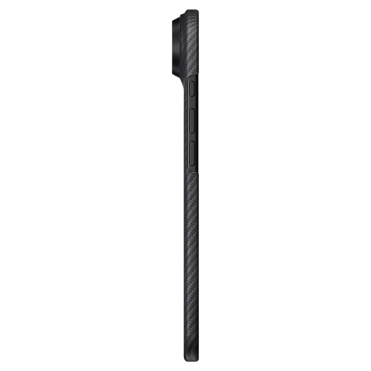 Pitaka iPhone Air Karbon Kılıf MagSafe Uyumlu Aramid Fiber - Edge 1500D Black Gray