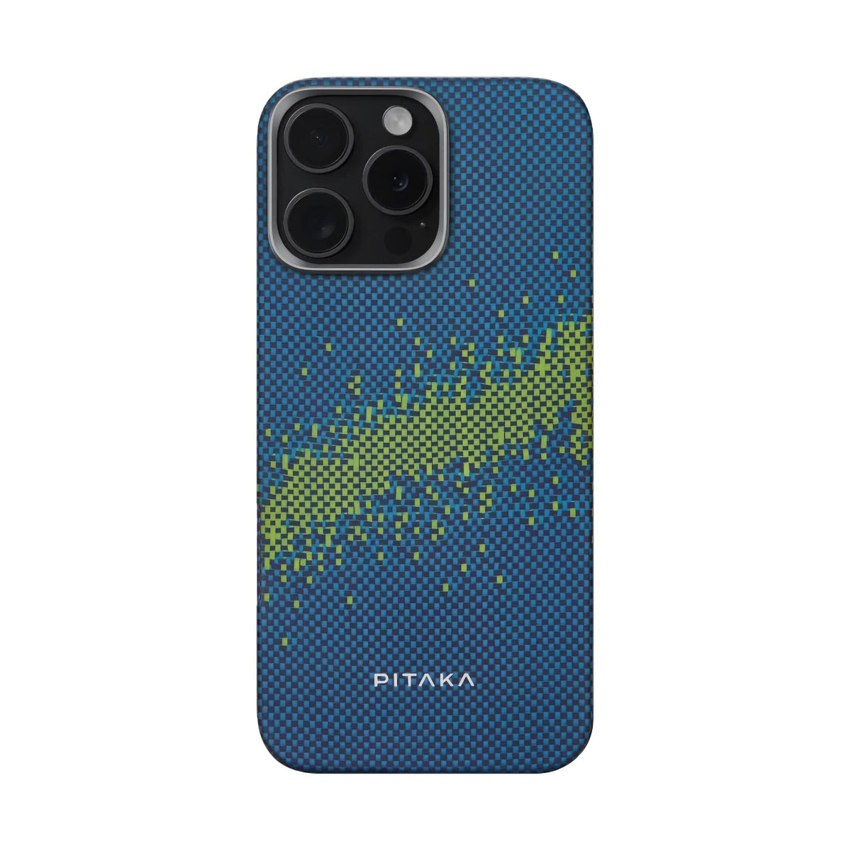 Pitaka iPhone 15 Pro Karbon Kılıf MagSafe Uyumlu Aramid Fiber - Edge Milky Way Galaxy Lumintex